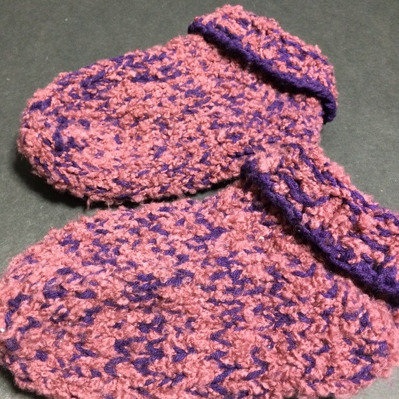 Knitted slipper socks - Picture 3 of 4